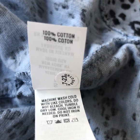 Aerie Blue Leopard Print Dress | S - Picture 5 of 5